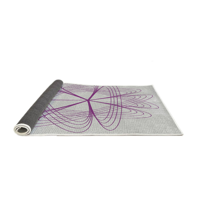 Violet Tapis décoratif, Rond 6 pi