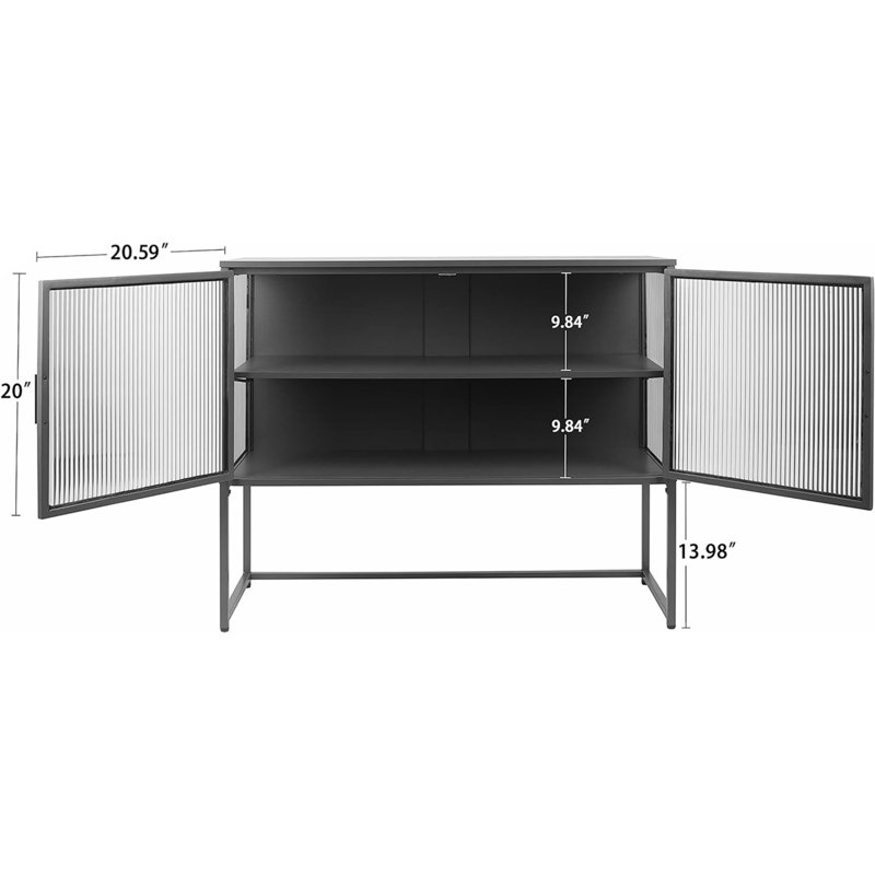 Armoire d'appoint Klohe, Gris