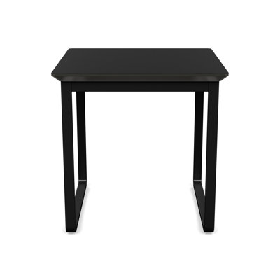 Gansett Waiting Reception End Table Metal Frame 20x20" High Pressure Laminate Top