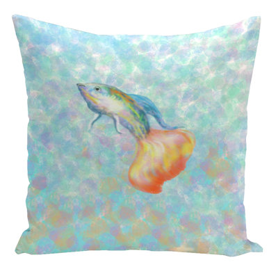 Decorative Pescado Square Pillow