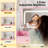 Vanity Set With Mirror, Led Lights And Power Outlet Makeup Vanity Table With 5 Drawers For Bedroom Dressing Room, Pink-590020837