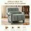 Ensemble de 2 fauteuils d'appoint rembourrés 28 po avec accoudoirs-1764565276