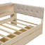 Lit plateforme avec tiroir et deux tablettes-658388826
