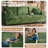 84" Modern Style Comfortable Corduroy Reception Sofa, Seating of 3, with Cup Holder and Side Pocket-1447755124