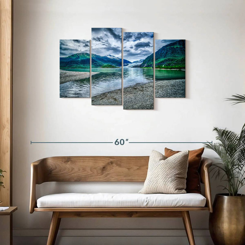 Paysage du glacier Alvord Mendenhall, H 27 po x l 43 po