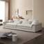 Canapé modulaire en velours blanc-364069821