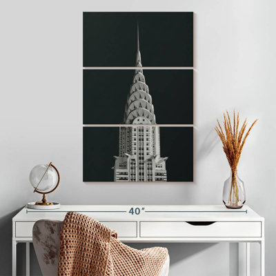 Lilie Chrysler Building On Black