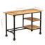 Feller Solid Wood Steel Writing Desk