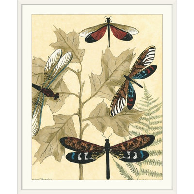 «Graphic Dragonflies I» par Megan Meagher, impression