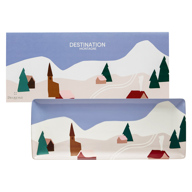 DEGRENNE Paris Destination Porcelain Tray