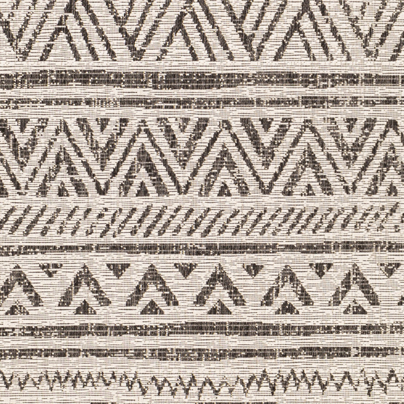 Landyon Machine Woven Stain Resistant Indoor / Outdoor Area Rug, Rectangle 4'3" x 5'11"