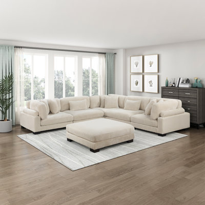 Ortensio 6 - Piece Upholstered Sectional