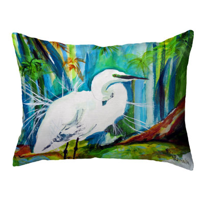  Housse et insert de coussin rectangulaire d'extérieur Acyrlic Egret