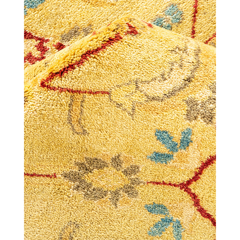 Vasudeva One-of-a-Kind 8' 2" X 9' 3" Hand Knotted Area Rug