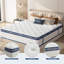 Grand matelas grand lit, matelas hybride de 12 pouces, ressorts ensachés individuellement, fermeté moyenne