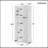 Storage Cabinet With Two Doors For Bathroom, Office, Adjustable Shelf, MDF Board-71797872
