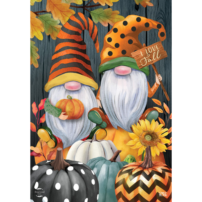 Drapeau d'automne des gnomes d'automne