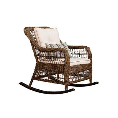 Aluminum PE Cane Rocking Chair Rocking Chair