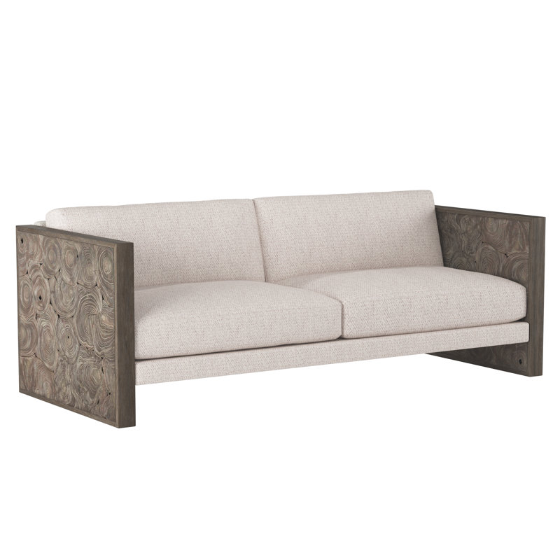 Madura Outdoor Loveseat, Beige, Smoked Truffle