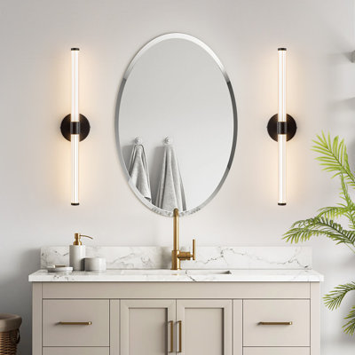 Barre d'éclairage de salle de bain 1 lumière à DEL Buchan