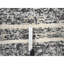 Tapis surdimensionné en laine noué à la main noir et ivoire 12 pi x 14 pi 9 po EEE3FBC3FB6049B58AB85073FEB04272