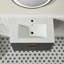 Meuble-lavabo mural simple 30 po avec lavabo en céramique