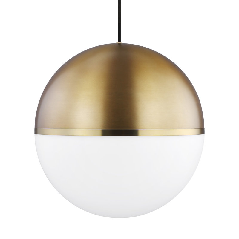 Akova 1 - Light Pendant, Aged Brass, No