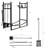 Sheran 30'' W Metal Log Rack