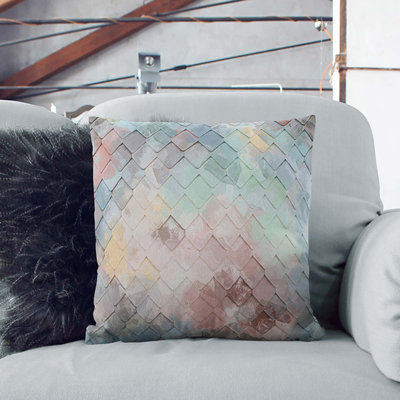 Abstract Square Throw Cushion