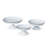Park Hill Collection Enamelware Pedestal Servers, Set Of 3
