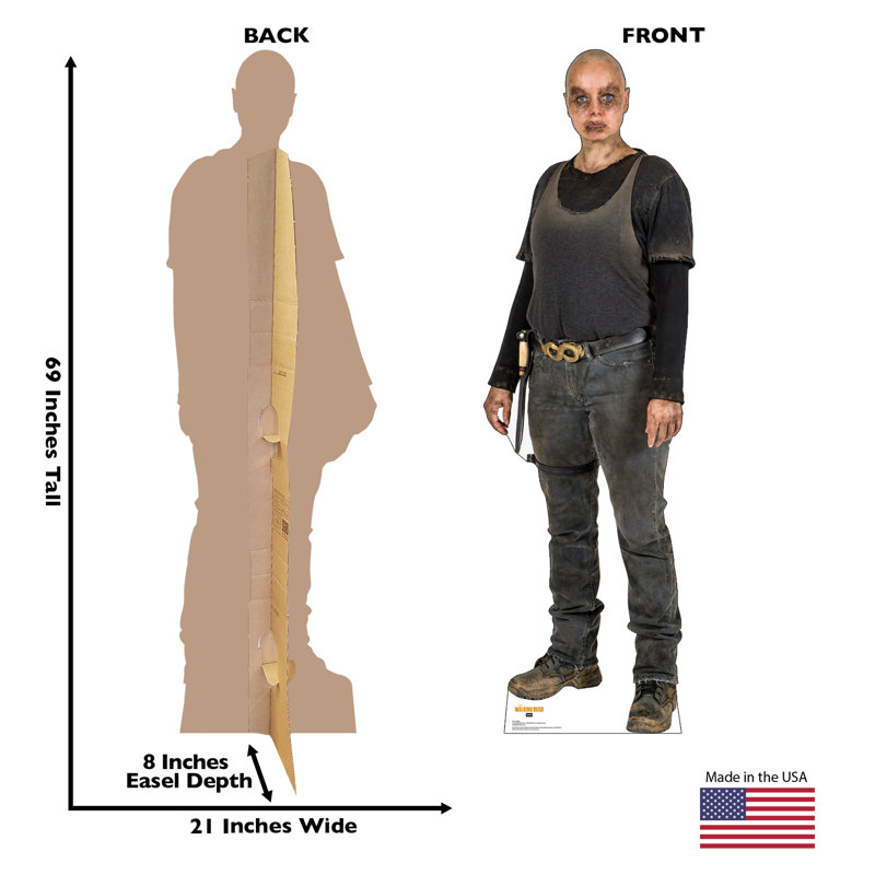 69'' Lifesize Cardboard Standup of Alpha from The Walking Dead