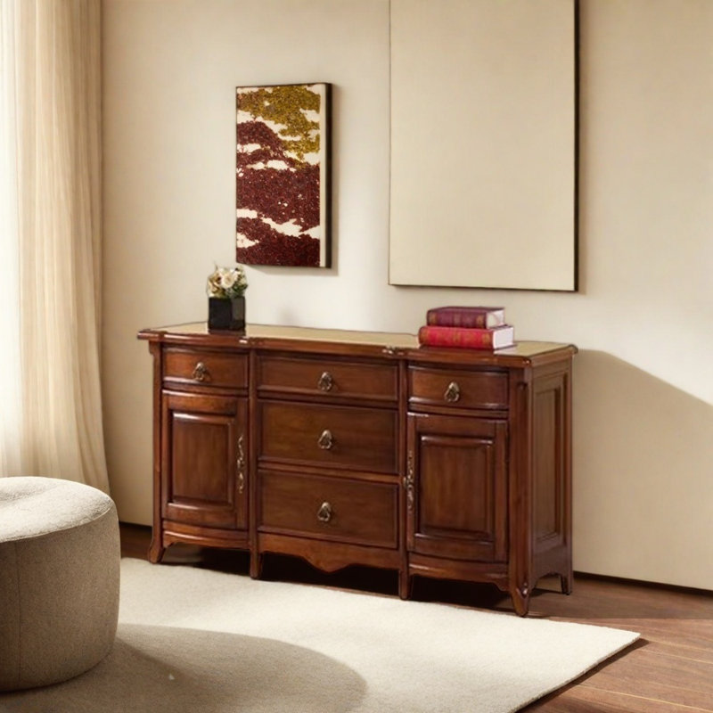 Buffet d'ameublement grande capacité, H 27,56 po x l 62,99 po x P 14,96 po