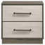 Table de chevet 2 tiroirs Edmondson