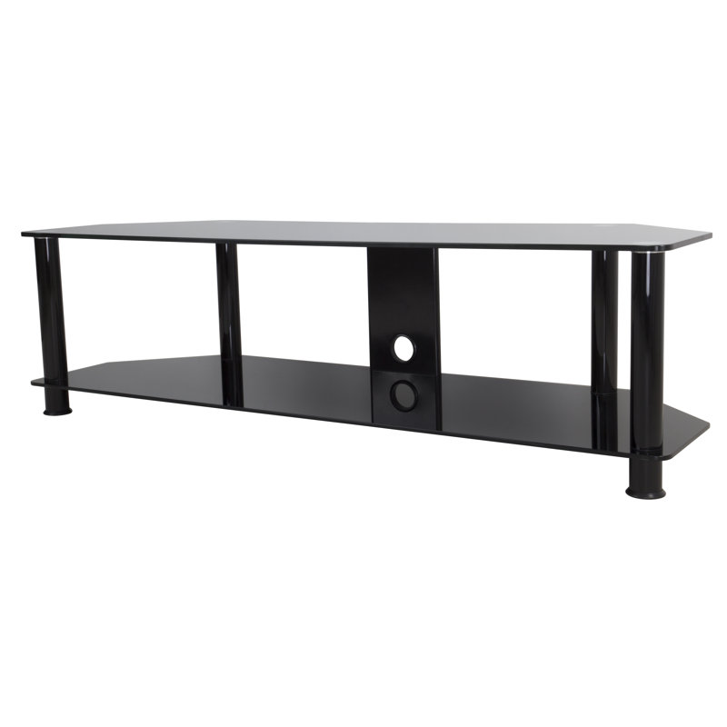 Elyria TV Stand for TVs up to 65", Silver Black