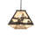 72" Long Tall Pines Oblong Pendant