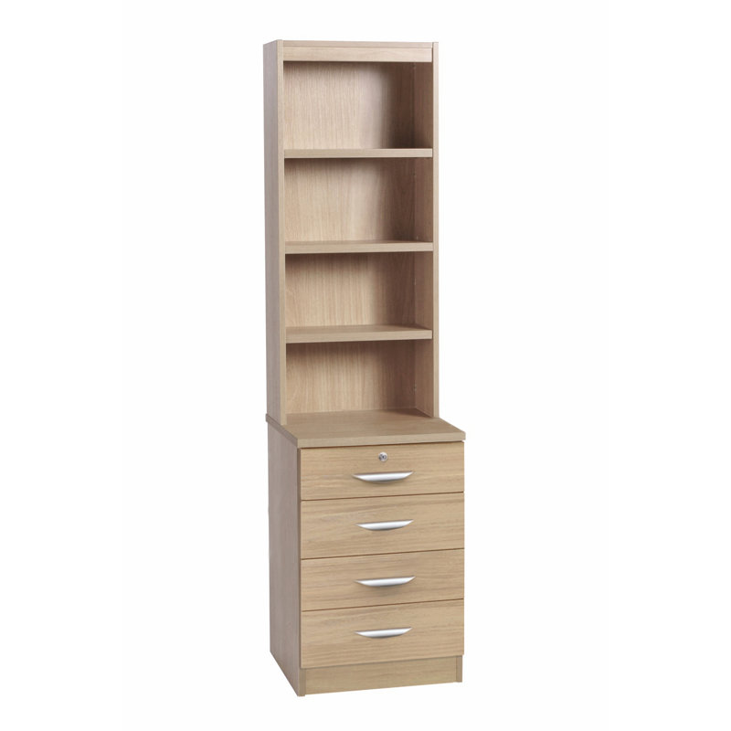 Mildura 48cm Wide 4 -Drawer File Cabinet, Sandstone