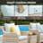 Meissalivve 7 Pieces Patio Furniture Set With Swivel Chair, Outdoor Patio Conversation Set, Patio Sectional Furniture Set With 2 Swivel Rocker Patio Chair And Sofa, 2 Ottomans And Coffee Table (Sky Blue)-914615975-926079306