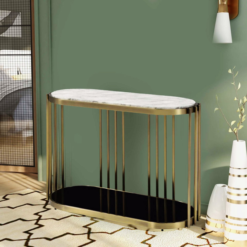Kein 42 Inch Oblong Sofa Console Table