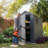 Keter Darwin 4x6 ft. Resin Outdoor Storage Shed With Floor for Patio Furniture and Tools, Graphite-96237102