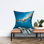 Diving jump - 26"x26" Throw pillow cover - Poly twill - Print on demand