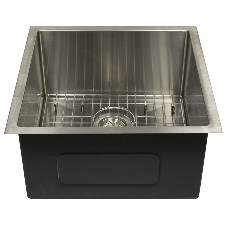 Nantucket Sinks' AW1919-16  All Weather Prep-Station Single Bowl Undermount Stainless Steel Entertainment Sink