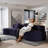 109" Modern 2 - Piece Modern Sectional Curved Sofa Couch, Chenille Modular Sectional For Living Room With Sectional 2 Throw Pillow-140822918