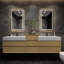 Meuble-lavabo mural double 104 po Albizu-69315970