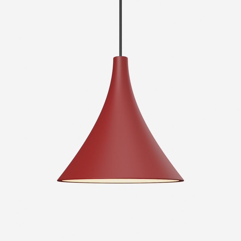 Gota Pendant Light, Canyon, Black, 14" H x 9.84" W x 9.84" D