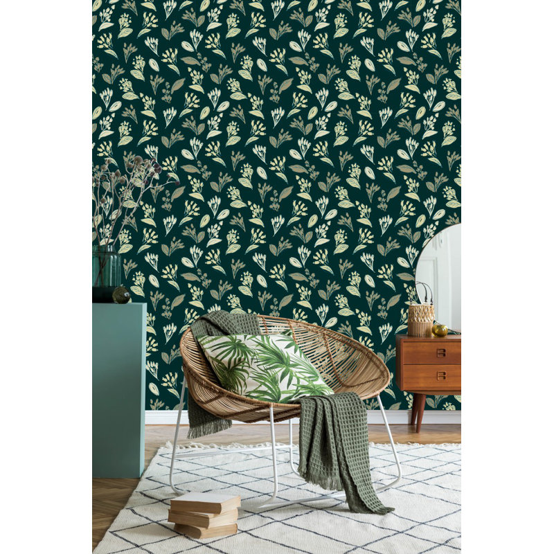 Floral Tile, 2.08' W x 18.75' L
