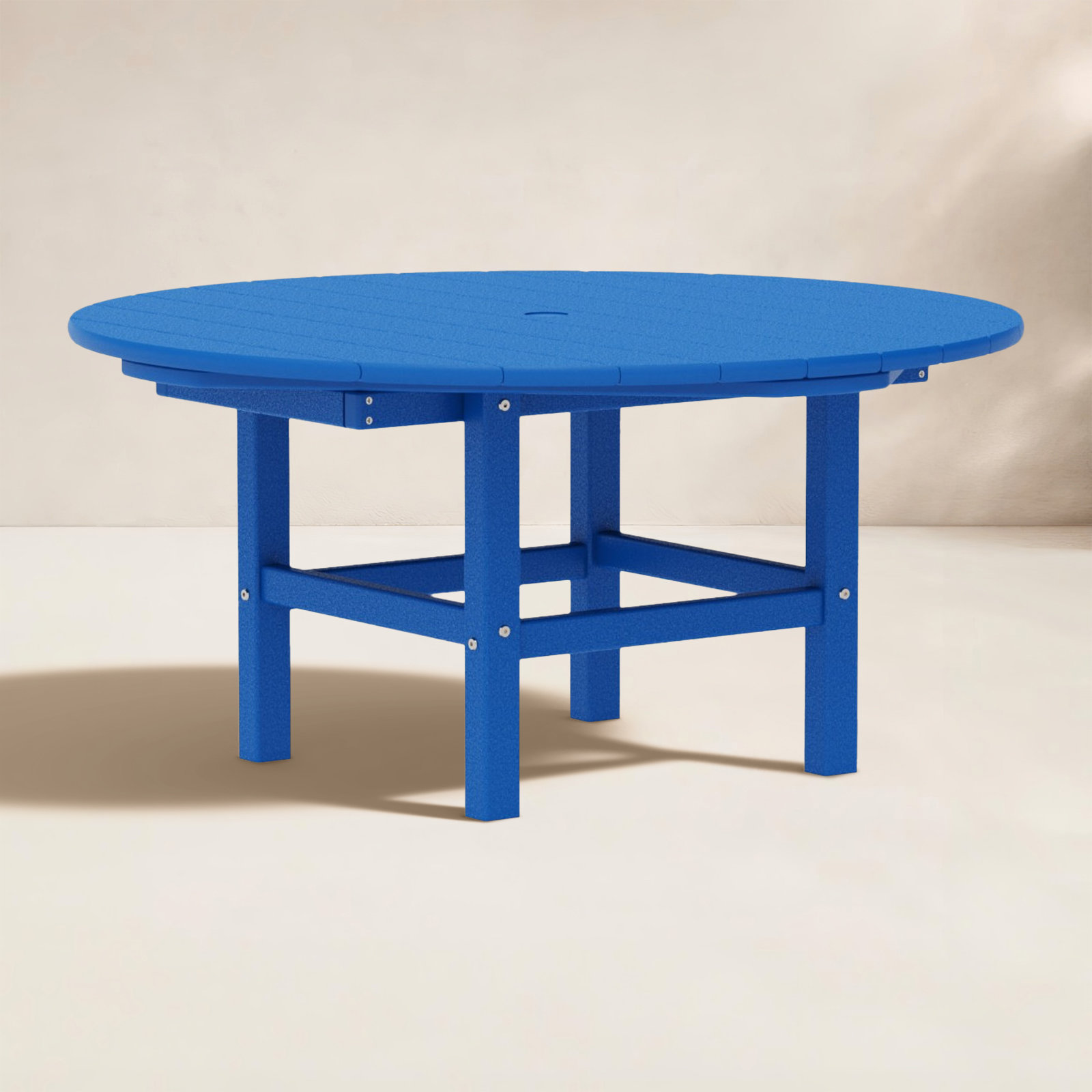 POLYWOOD® Tables 37" Patio Table, Pacific Blue