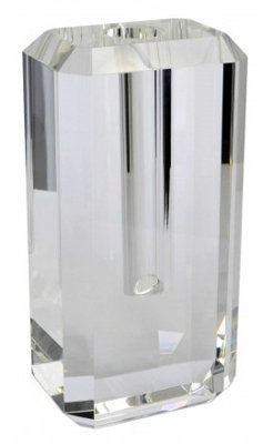 Faceted Glass Table Vase