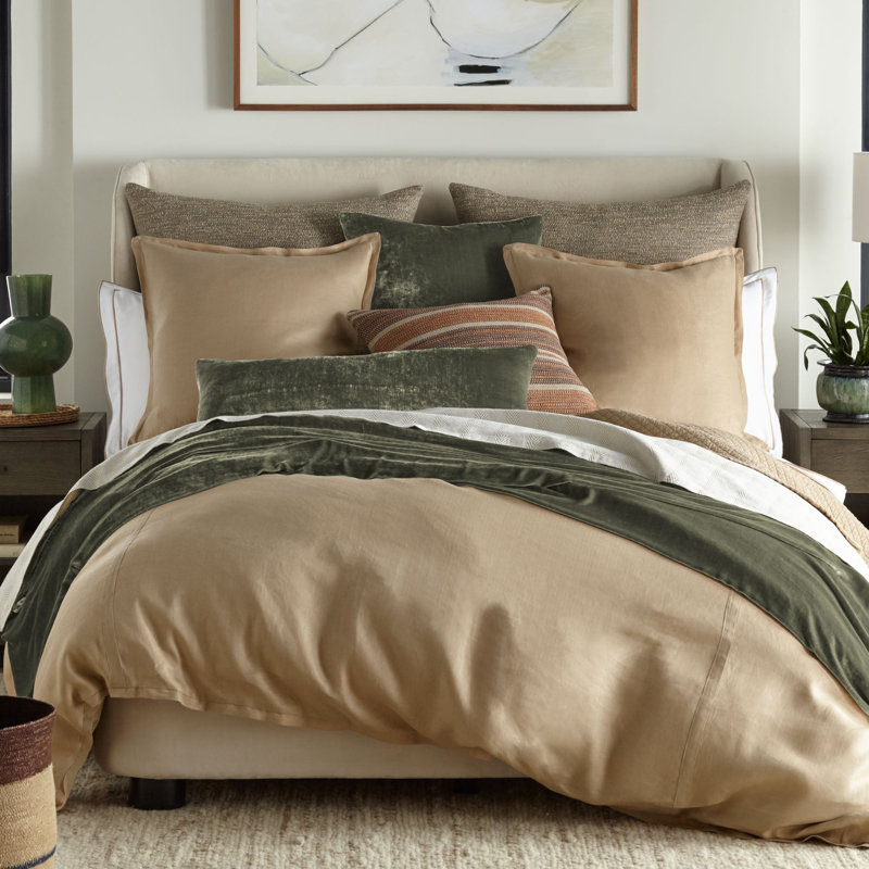 Terra Duvet Cover, Croissant, Queen Duvet Cover