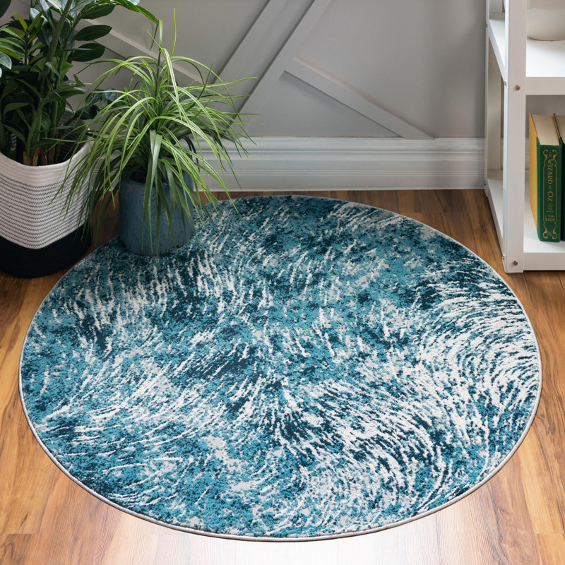 Tapis bleu Hartsville, Rond 4 pi