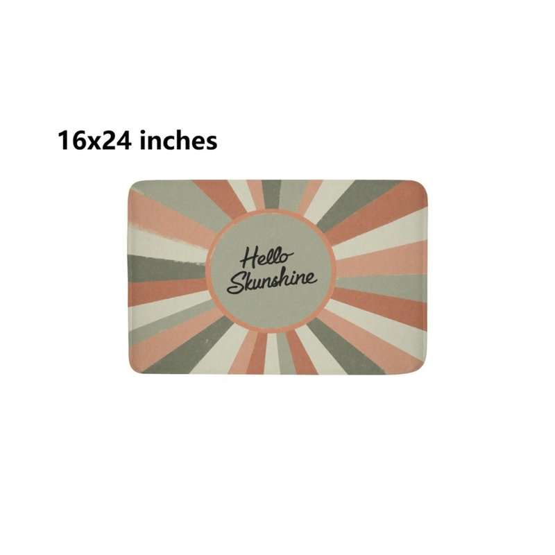 Tapis pour salle de bain Hello Sunshine, 16 x 24